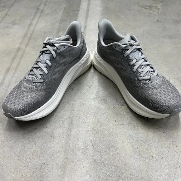 Hoka One One Mach 6 1147790-SLBS Stardust Gray White Sneaker Men\'s Size 14 New Hoka One One HOKA Mach 6 1147790/SLBS Stardust Men main image 4
